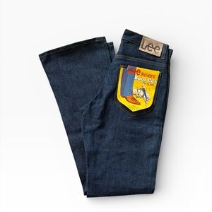 VTG Deadstock Lee Riders 200-0341 Bootcut Flare Jeans NOS Talon Zip 29x34 USA